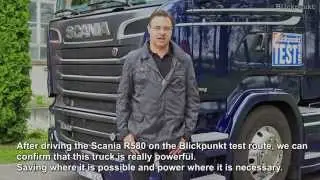 Scania R580 V8 Euro 6 Test