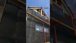 Как строится амбар #домдлясемьи #подмосковье #barn