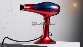 Hear the continuous hair dryer tone and feel stress slowly melt away
