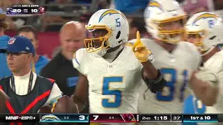 Josh Palmer's toe-tap ability is hard to believe on 22-yard catch