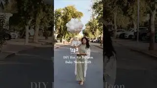 DIY Baby Shower Gift Idea: Hot Air Balloon 🧸✨️ #babyshower #diycrafts #hotairballoon #diy