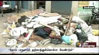 Heavy rains flood chennai city with garbage