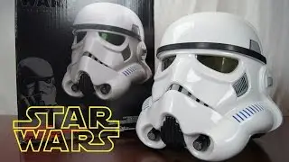 STAR WARS BLACK SERIES Stormtrooper Helmet Voice Changer Review with Voice Test