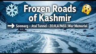 This Road Trip to ZOJILA PASS Changed Everything 😱 | Sonmarg | Atal Tunnel | Kashmir