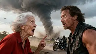 The Tornado Was Coming, Elderly Woman Screamed&mdash;Then 300 Bikers Changed Her Fate Forever