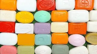 SOAP UNPACKING ASMR / Cracking Sounds & Peeling Textures / No Talking #notalkingasmr  #sleepasmr