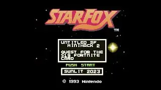 Sunlit's Untitled Star Fox Minihack 2 (2023) - Developer Playthrough