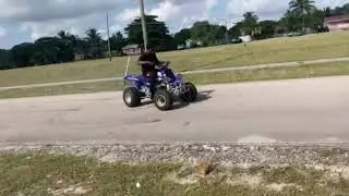 2000 Yamaha Banshee Donut and Wheelie | JLyfe TV