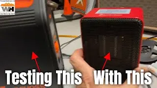 Testing The Techoss Portable Power Station With 200 Watt Electric Heater