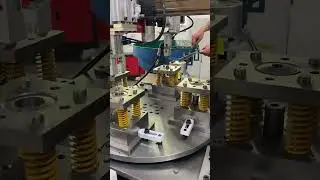 Fully automatic riveting machine #machine #factory