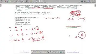 GATE 2014 SET-2 | EM | SET THEORY | LARGER | GATE TEST SERIES | SOLUTIONS ADDA | EXPLAINED BY VIVEK