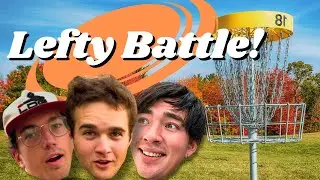 Professional Disc Golfers Show their Skill (Lefty Battle)!