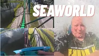 Trip to seaworld / mako front row / kraken front row / infinity falls.