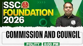 SSC GK GS Classes 2026 | Commission and Council | Indian Polity | SSC Polity Classes by Aditya Sir