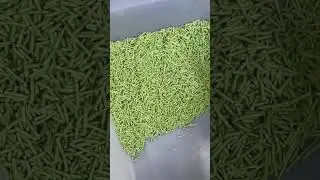The test of tofu cat litter ,super clumping ,easy flushable