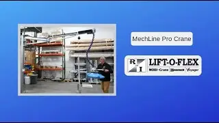 MechLine Pro Crane; pick and place; ergonomics; material handling; bag handling