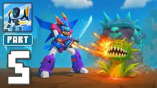 Mechangelion Robot Fighting - Gameplay Walkthrough Part 5 - Fight Upgrade Win (iOS, Android)