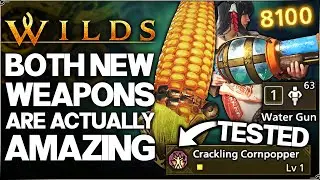 Monster Hunter Wilds - The Two New Weapons Are Actually OP - Testing, Build & Best Cornpopper Guide!