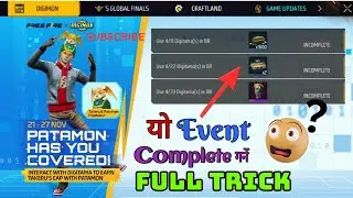 How to Complete Digimon Event 😲 Full Explanation. #freefire 