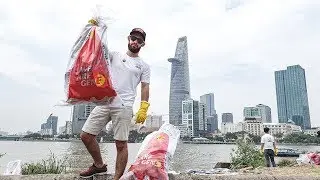 Ramasser des d&eacute;chets avec Generation Eco Vietnam - D&eacute;fi 16/30