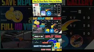 how to save free fire replay video in gallery #trending #freefire #freefirevideosave  #rewardedvideo