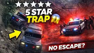 GTA V- 5 star wanted level chase - can i escape?  (HINDI)