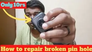 how to repair broken pin hole in smartwatch//how to fix broken smart watch strap
