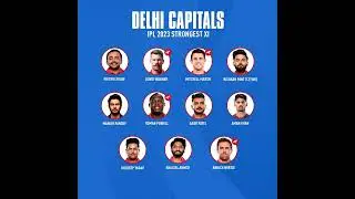 DC playing 11 In IPL 2023 #short #shortfeed