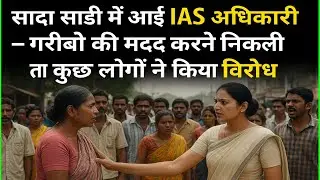 साड़ी में आई IAS अधिकारी गरीबों की मदद करने निकली कुछ लोगों ने किया विरोध फिर जो हुआ | #motivation 