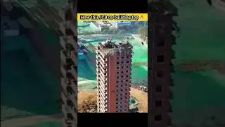 How this JCB on building top 🔥 #Sreemanthfacts#shorts#viral
