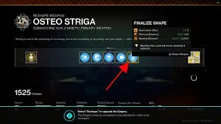 The fastest way to get the Osteo Striga Catalyst (Witch Queen SMG)