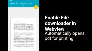 Enable file downloading in webview all android versions
