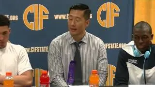 Chino Hills Press Conference So Cal D1 CIF State Champions