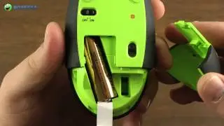 Распаковка Logitech Wireless Mouse M345 Wasabi Green