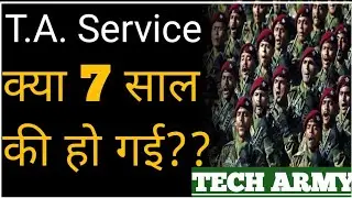 T.A. Army Bharti Update 2022!!