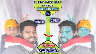 Easy Way to Change Blend Face Map Effect in Photoshop 2023  An Amazing Tutorials Step by step