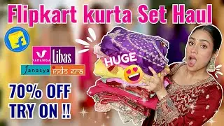 *HUGE* Festive/ Wedding wear kurta set from flipkart |wedding Outfits under 2500/- try on