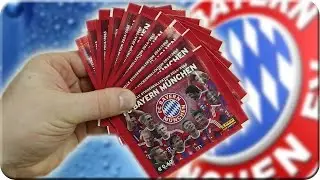FC Bayern M&uuml;nchen 10 Booster Unboxing Offizielle Sticker Collection 14 15
