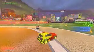 Rocket League 2vs2 teamate did good 4k PS5
