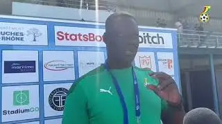 TMR2022: Assistant Black Satellites coach Abdul Fatawu Salifu after the game against Venezuela