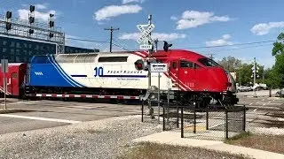 6 Tracks Busy Railroad Crossing! UTA, Union Pacific!  Salt Lake City Utah Trains, Stored Locomotives