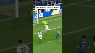 The best and loudest Cristiano Ronaldo SIIII ever 🤔