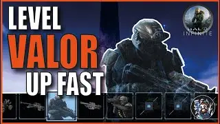 How to Level UP FAST in Halo Infinite! Get Valor!
