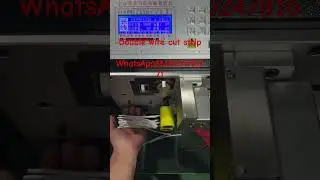 Automatic cable stripping cutting machine double wire cut strip machine
