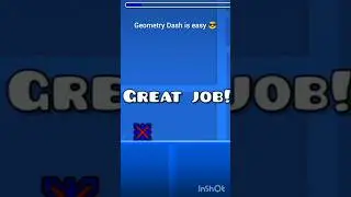 Geometry Dash is Easy #shorts #geometrydash #gd #gameplay #gaming #geometrydashgameplay