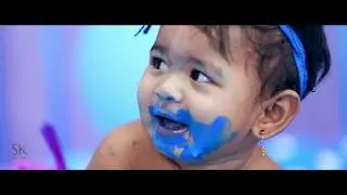Yaganitha Cake Smash | Top Photographer in Hyderabad | SK Lensmagic