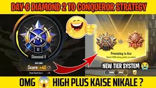 DAY-6 Diamond 2 To Solo Conqueror in Bgmi 🔥 Solo Rank Push Best Strategy For Conqueror S27 💀