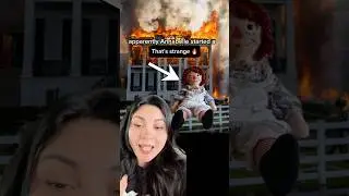 Did Annabelle start a fire in Louisiana? #horror #annabelle #haunted #conjuring