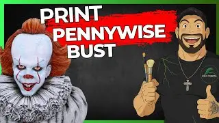 IMPRIMINDO BUSTO DO PENNYWISE