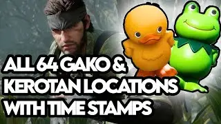 Metal Gear Solid Delta All 64 Keroton and GAKO Locations (WITH TIMESTAMPS)